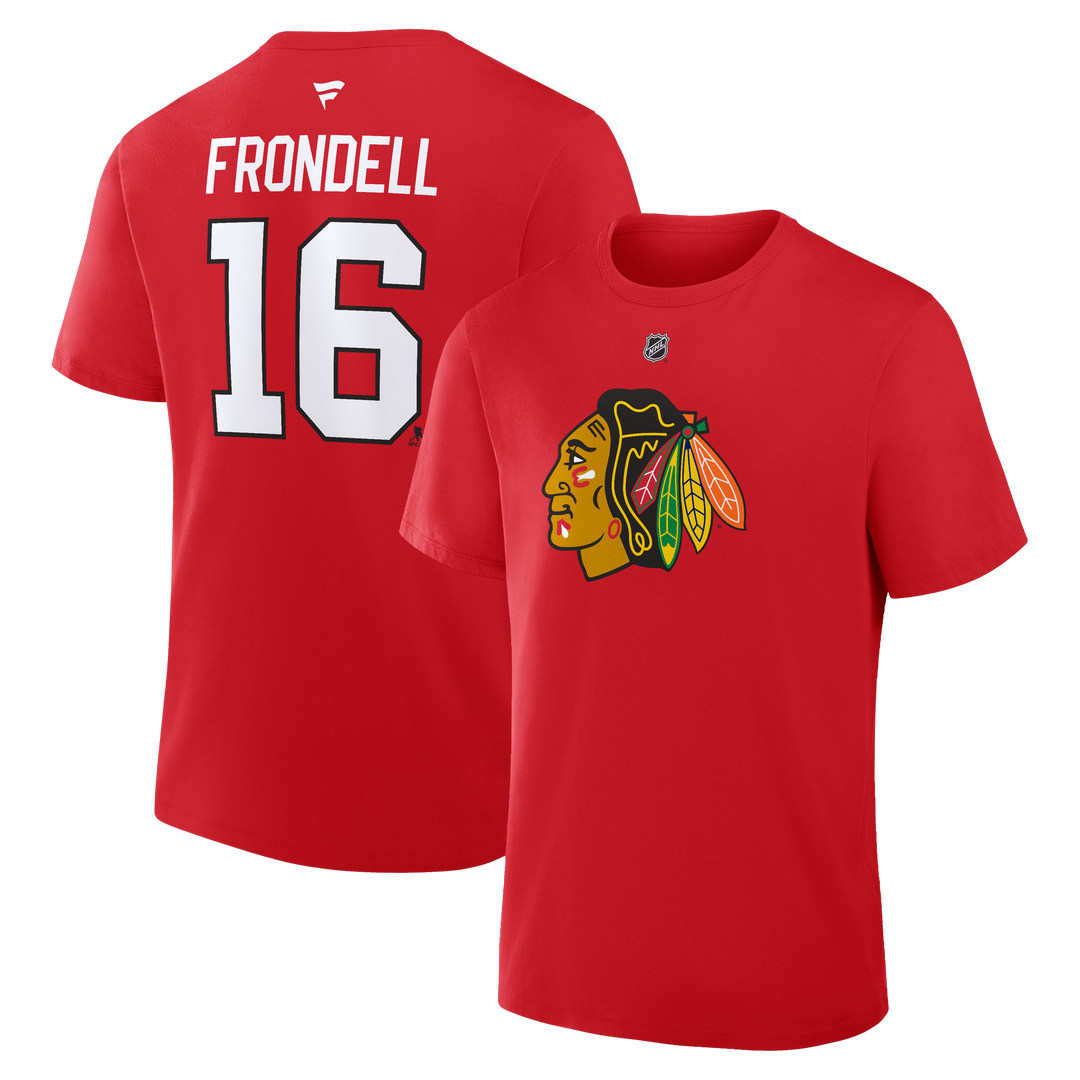 Fanatics Anton Frondell Chicago Blackhawks Player Tee