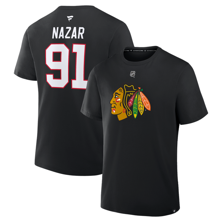 Fanatics Frank Nazar Chicago Blackhawks Player Tee