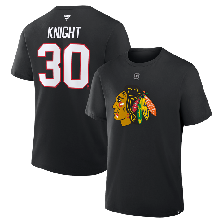 Fanatics Spencer Knight Chicago Blackhawks Player Tee