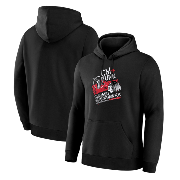Chicago Blackhawks x CM Punk WWE Limited Edition Hoodie
