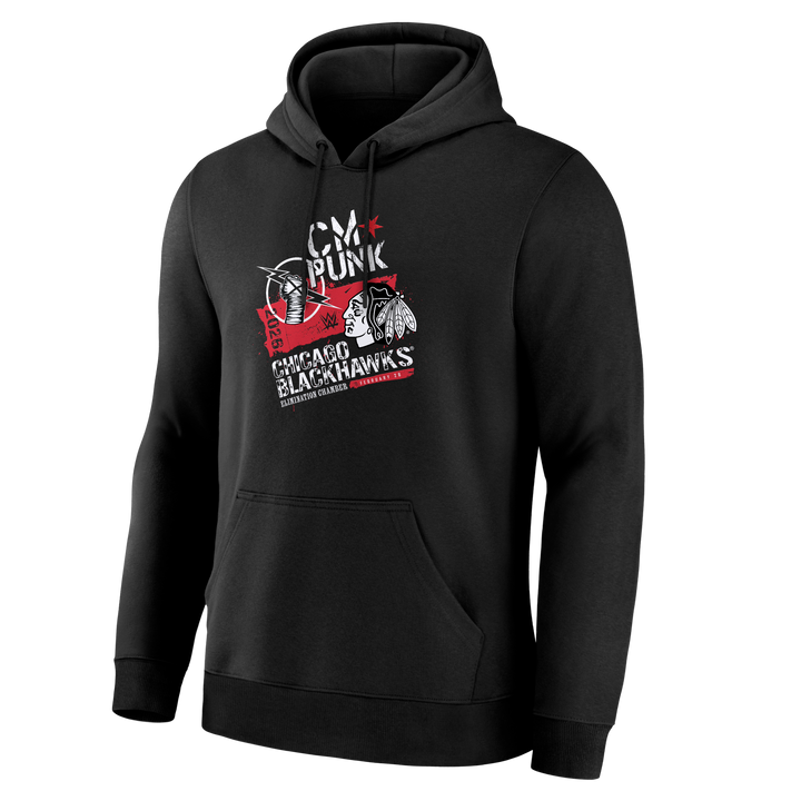 Chicago Blackhawks x CM Punk WWE Limited Edition Hoodie