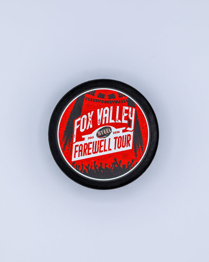 Chicago Steel Farewell Tour Commemorative Puck