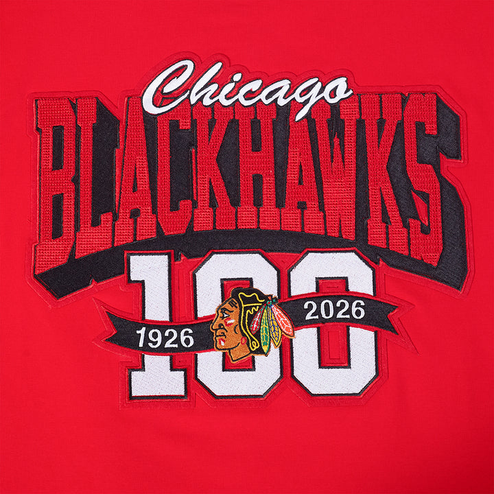 Pro Standard Chicago Blackhawks Centennial Badge Short Sleeve Tee