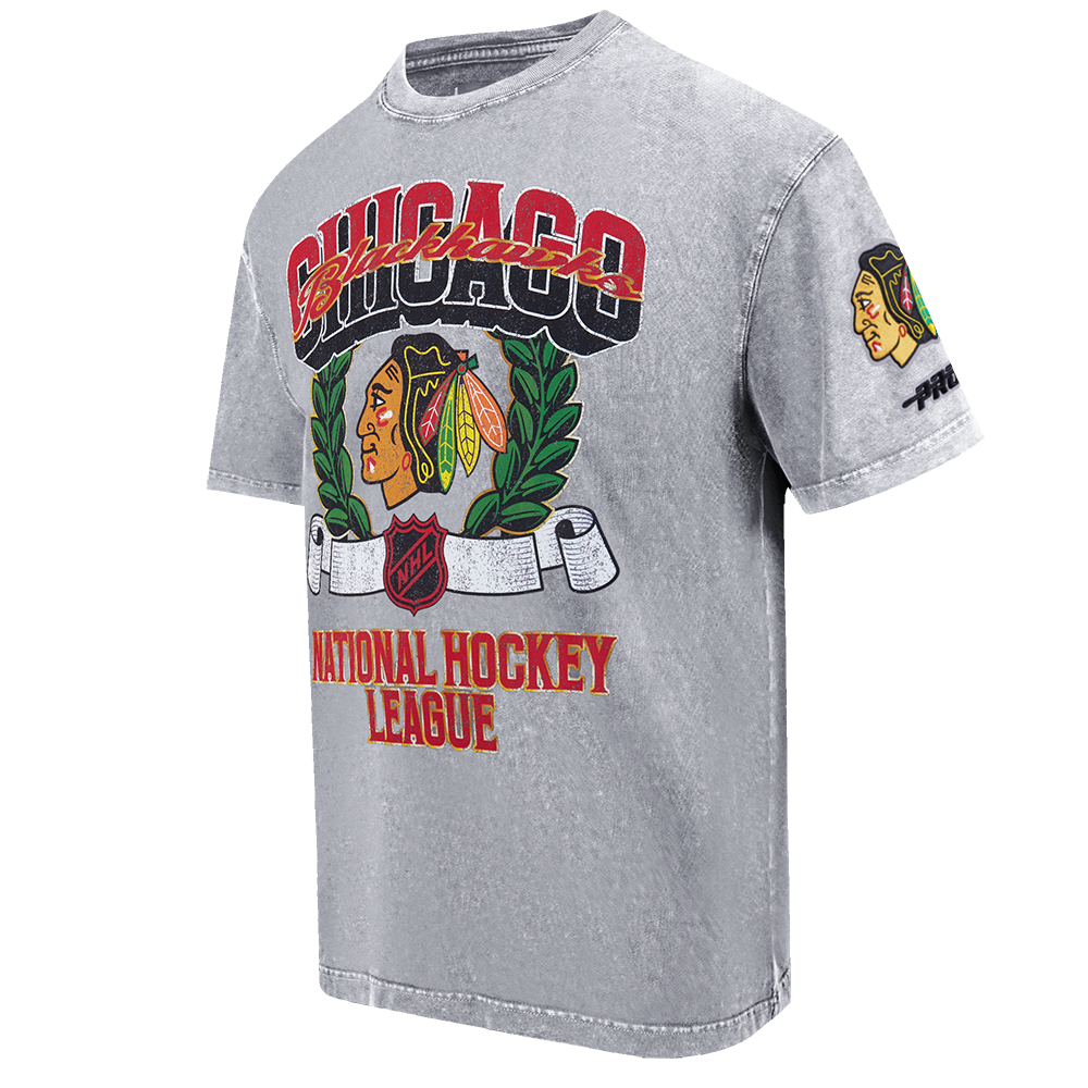 Pro Standard Chicago Blackhawks Gameday Drop Shoulder Short Sleeve Tee