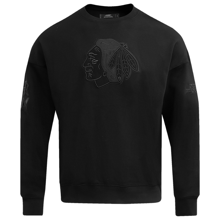 Pro Standard Chicago Blackhawks Neutral Drop Shoulder Crew