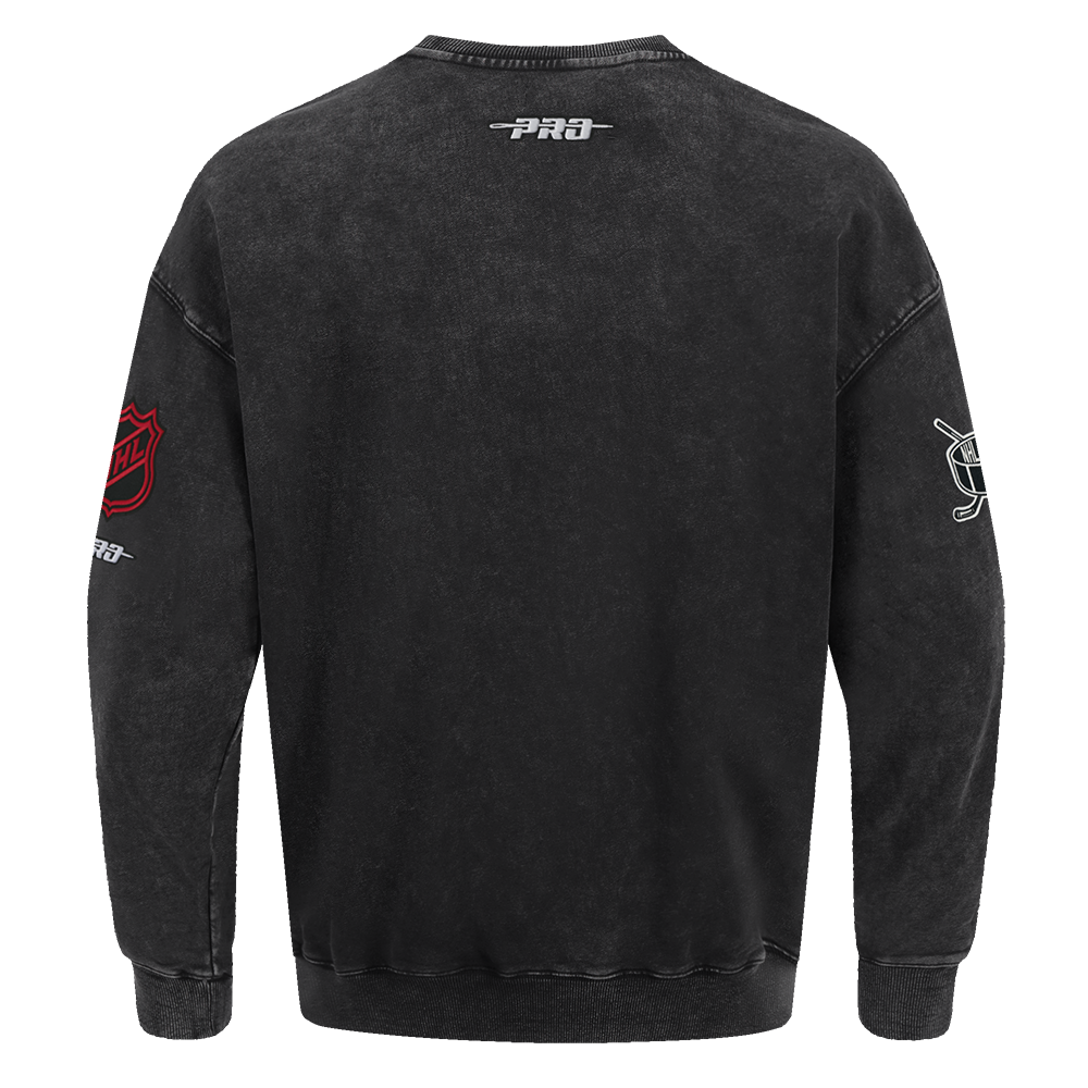 Pro Standard Chicago Blackhawks First Team Enzyme Wash Crewneck
