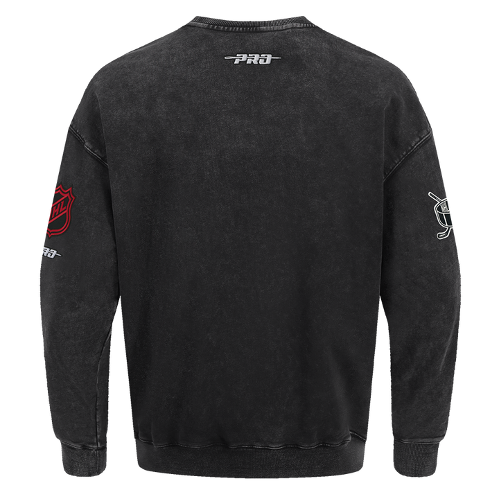 Pro Standard Chicago Blackhawks First Team Enzyme Wash Crewneck