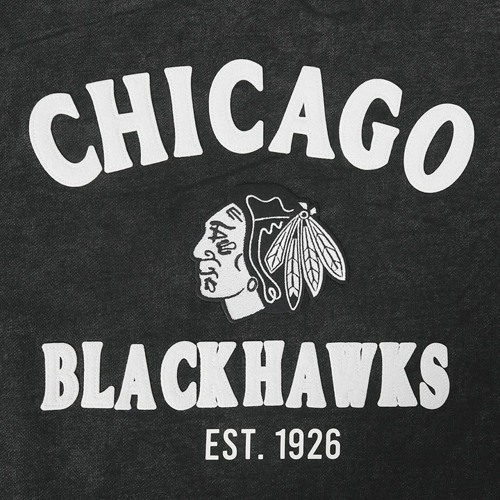 Pro Standard Chicago Blackhawks First Team Enzyme Wash Crewneck