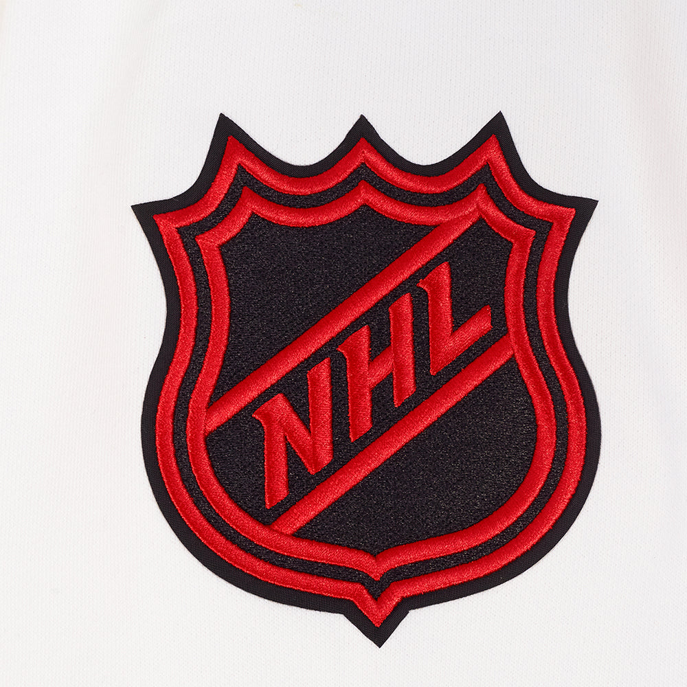 Pro Standard Chicago Blackhawks Centennial Badge Rib Cuff Crewneck