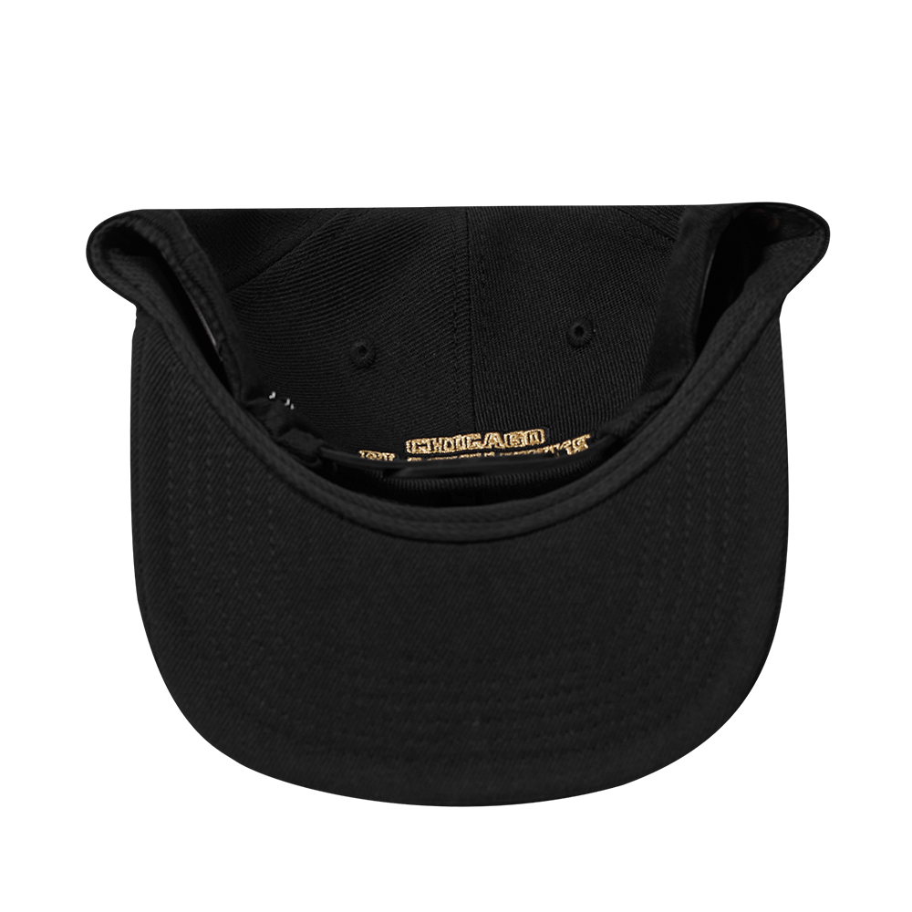 Pro Standard Chicago Blackhawks Centennial Black &amp; Gold Wool Snapback