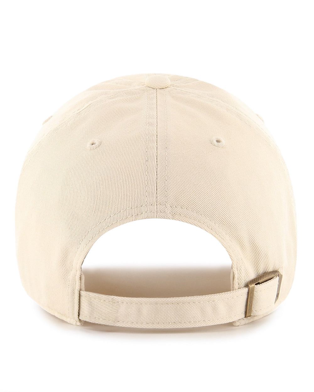 '47 brand cream adjustable cap with Chicago Blackhawks logo and wordmark - back lay flat