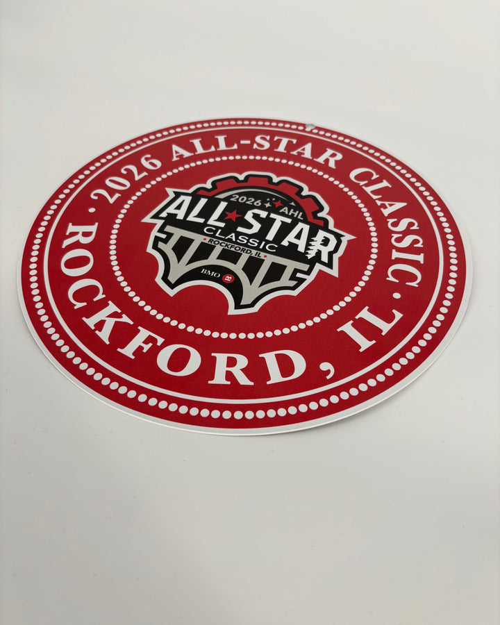 Rockford IceHogs Plastic All Star Sign
