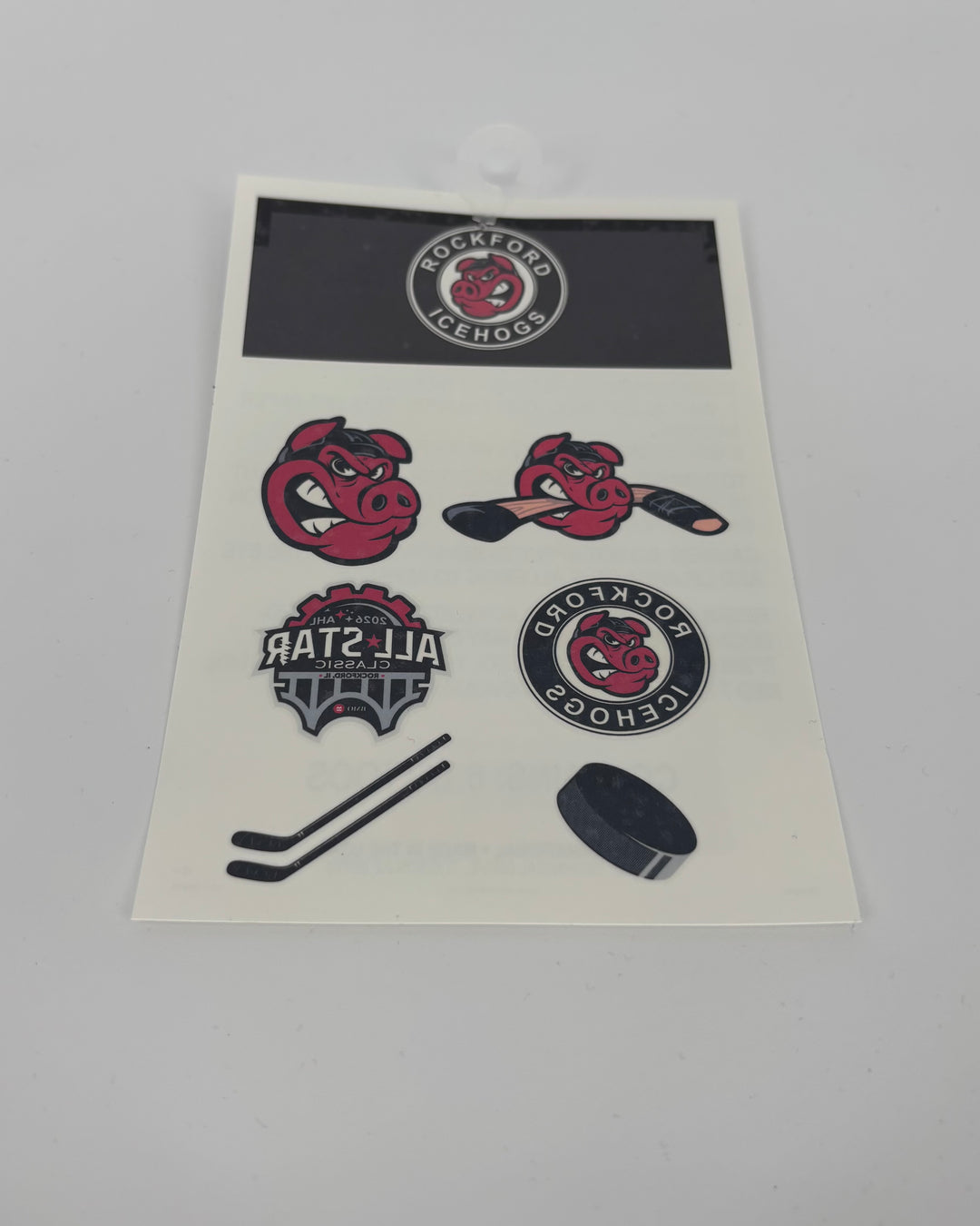 Rockford IceHogs Temporary Tattoos