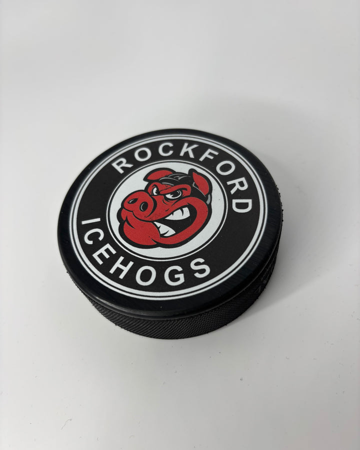 Rockford IceHogs Primary Medallion Puck