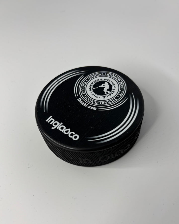 Rockford IceHogs Retro Puck