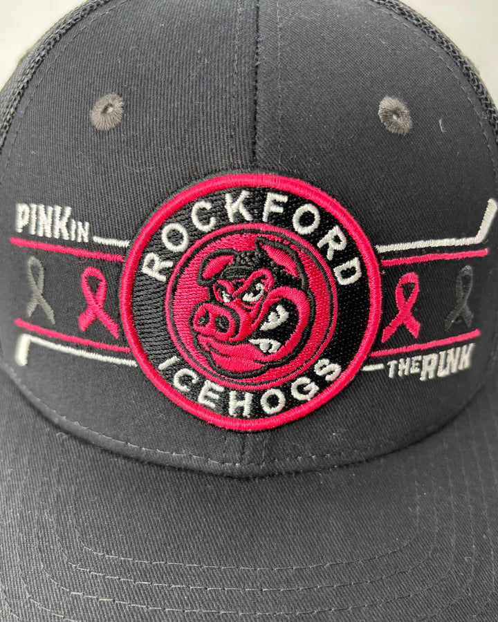 Rockford IceHogs Zephyr Pink Tough Adjustable Hat