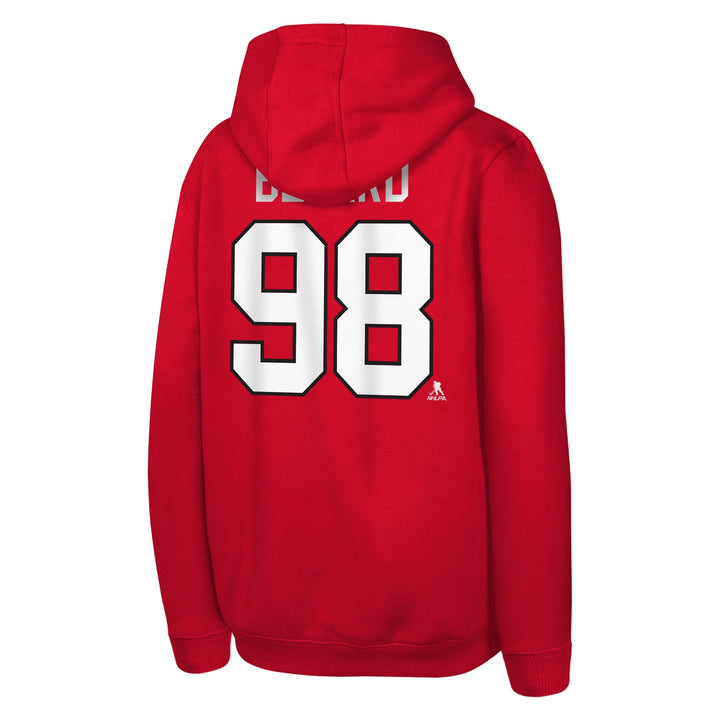 Outerstuff Connor Bedard Chicago Blackhawks Youth Player Hoodie