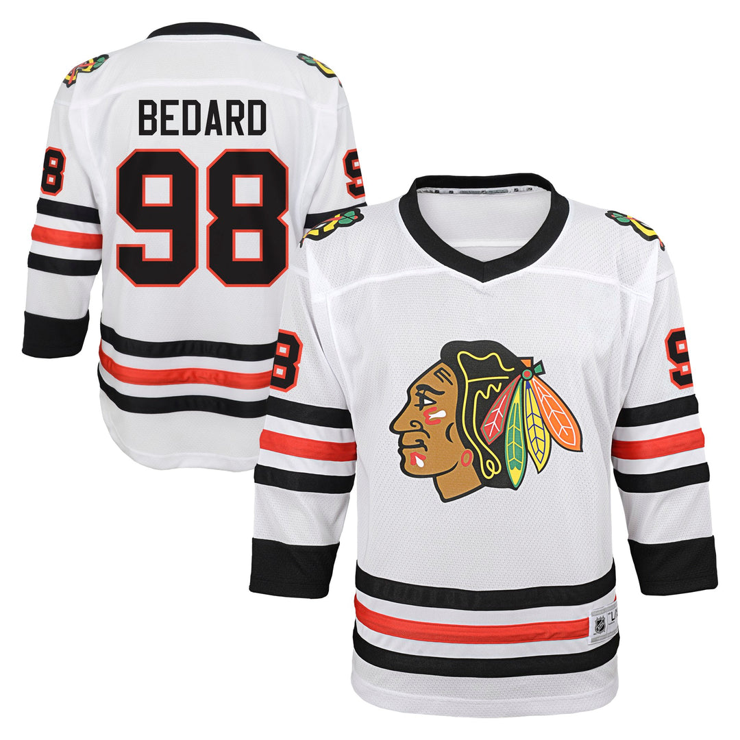 Kids Chicago Blackhawks Connor Bedard Away Jersey