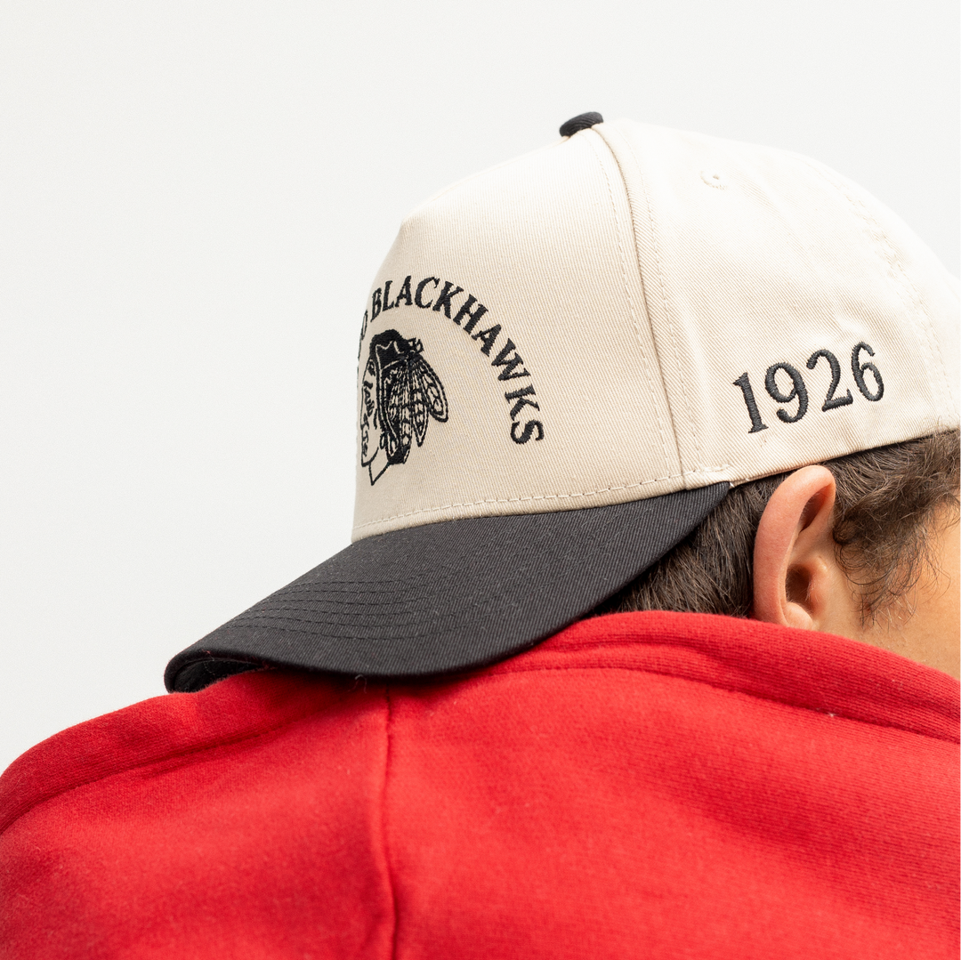 Line Change Chicago Blackhawks Two-Tone Team Hat - Black