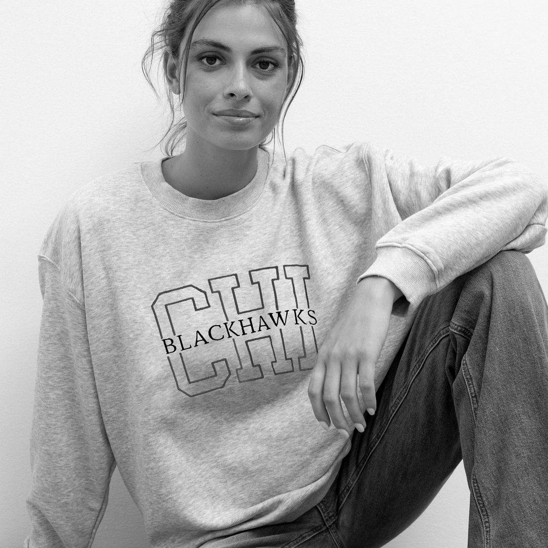 Line Change Chicago Blackhawks Embroidered Crew