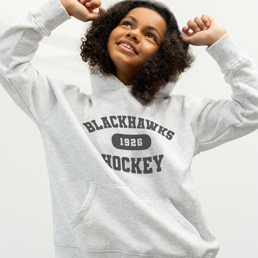 Line Change Chicago Blackhawks Kids Varsity Hoodie
