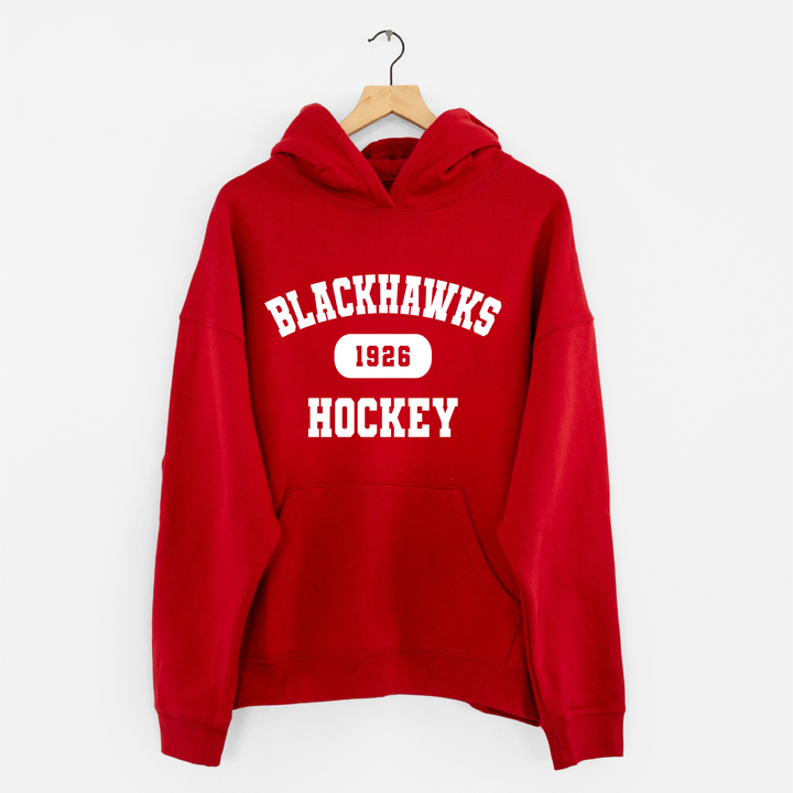 Line Change Chicago Blackhawks Varsity Hoodie