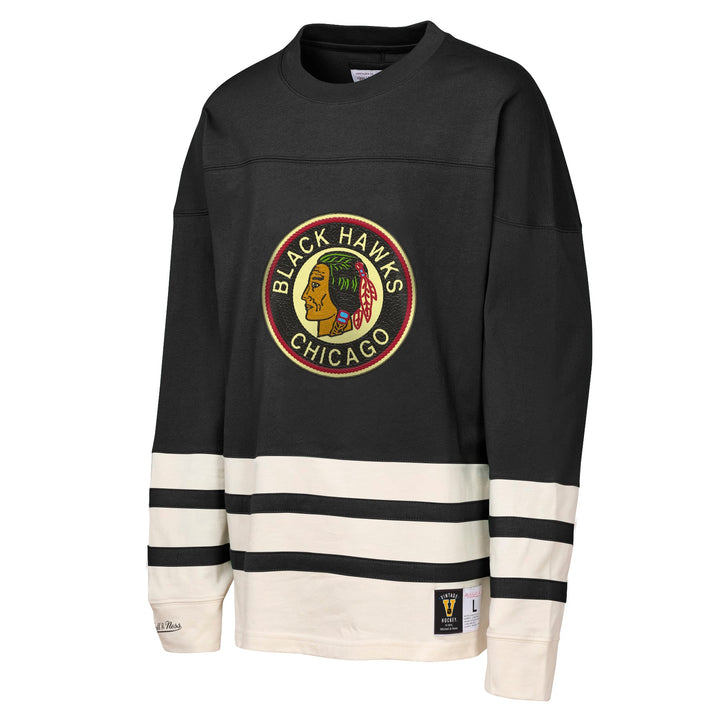 Mitchell &amp; Ness Youth Chainstitch Long Sleeve Tee