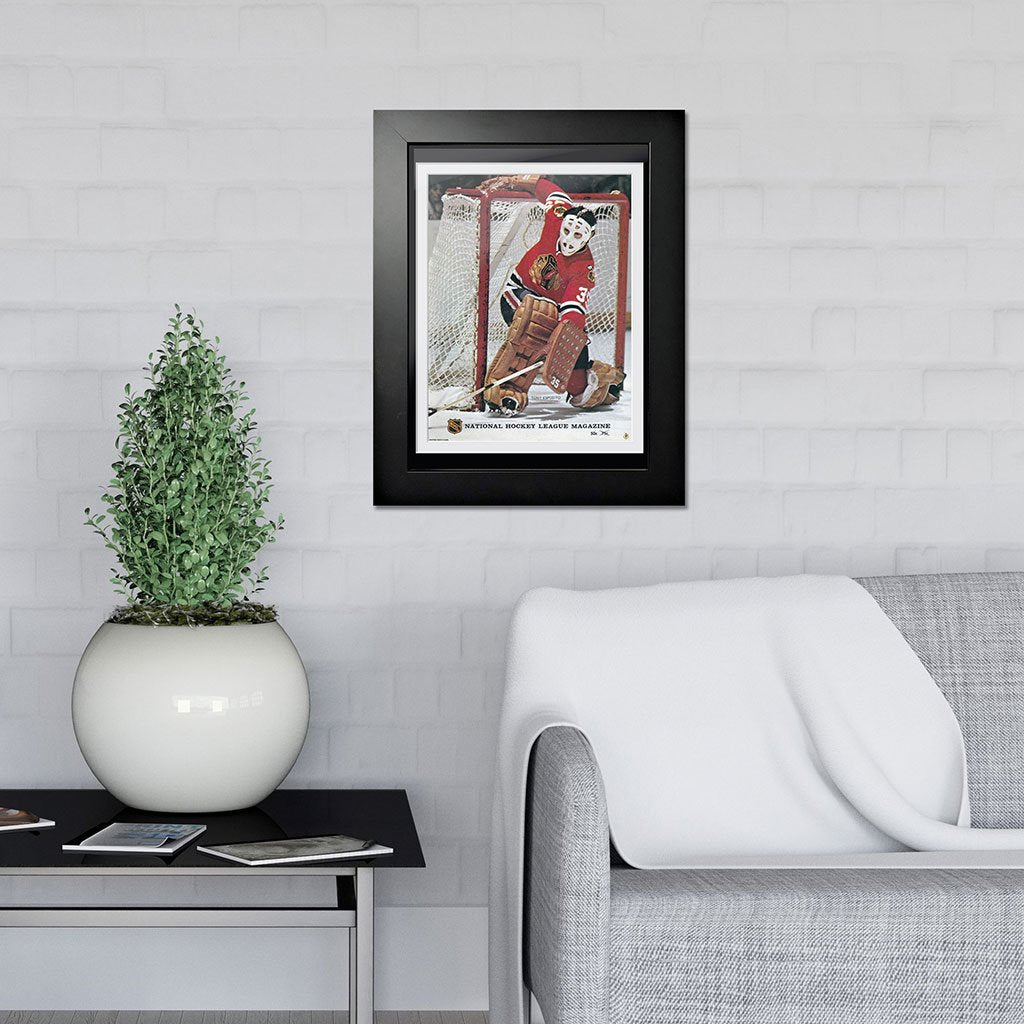 Chicago Blackhawks Program Cover - Tony Esposito NHL Magazine