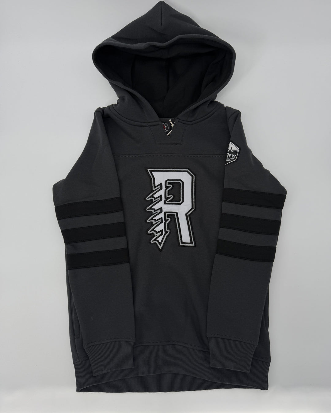 Rockford IceHogs Grey "R" Jersey Hood