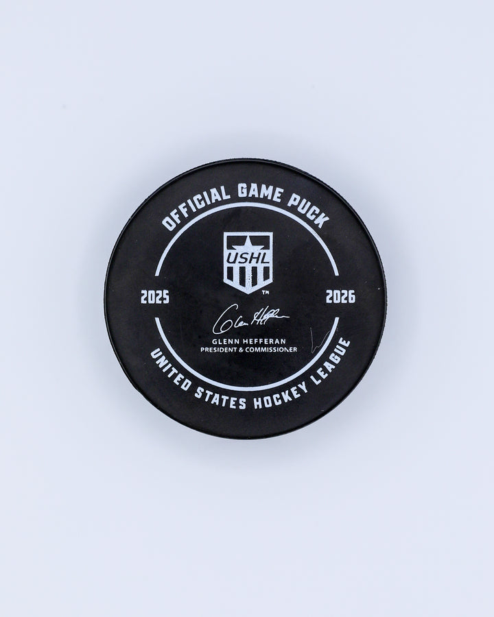 Chicago Steel 2025-26 Official Game Puck