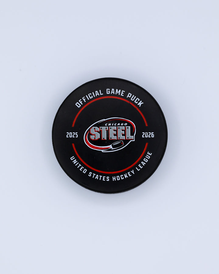 Chicago Steel 2025-26 Official Game Puck