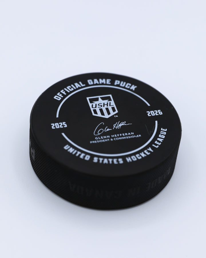Chicago Steel 2025-26 Official Game Puck