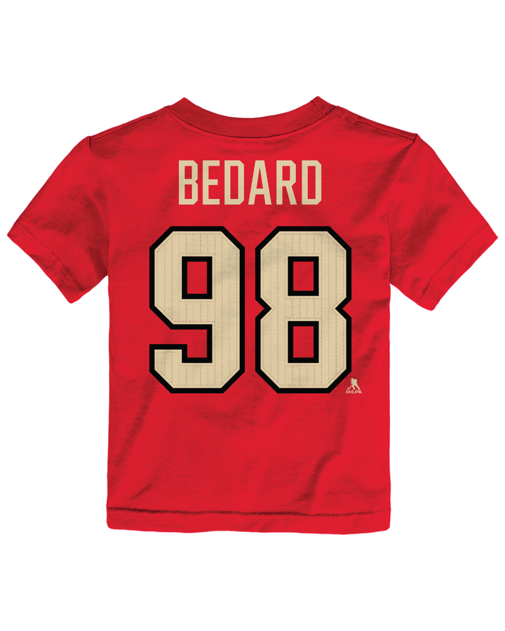 Kids Winter Classic Chicago Blackhawks Connor Bedard Player Tee