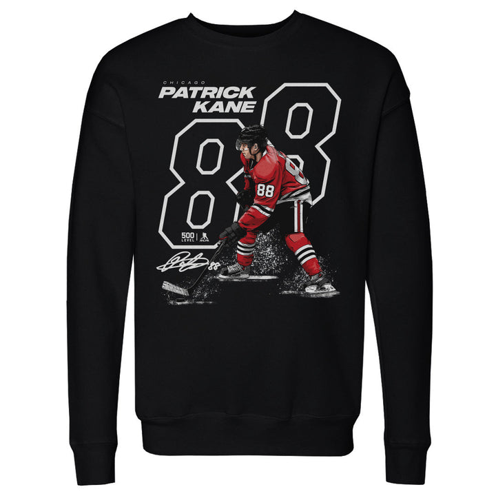 Chicago Blackhawks Patrick Kane Offset WHT Crewneck