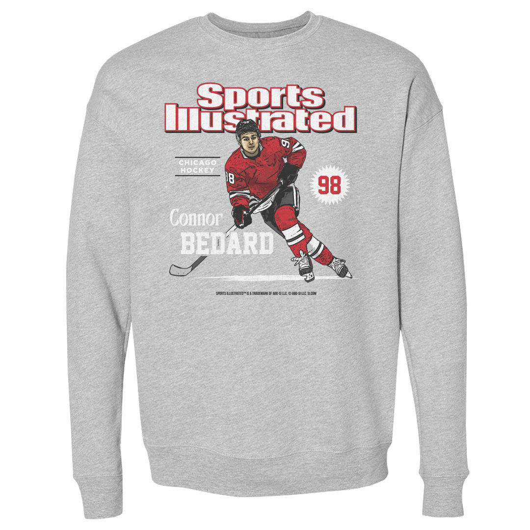 Connor Bedard Sports Illustrated &amp; Chicago Card WHT