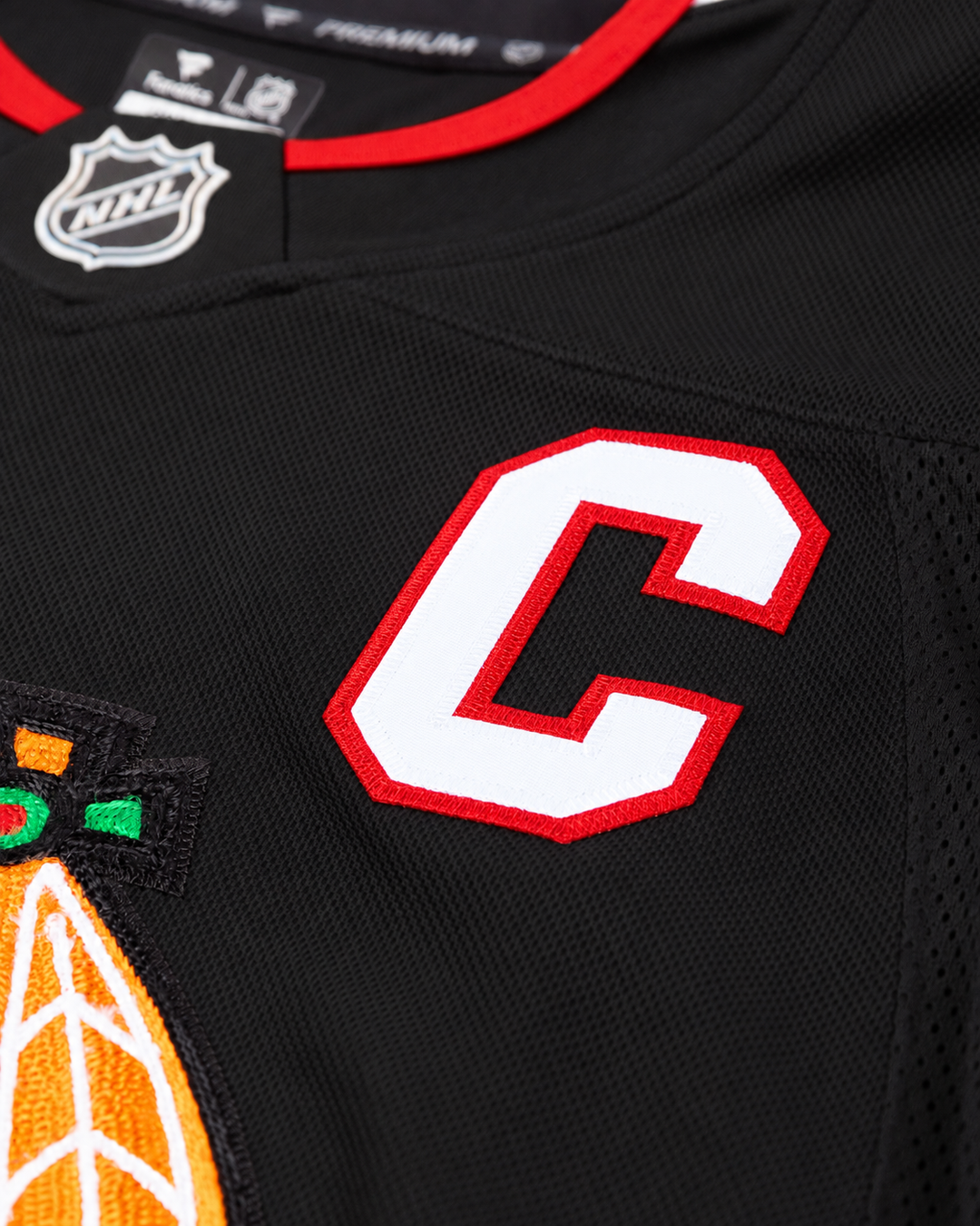 Fanatics Chicago Blackhawks Connor Bedard Premium Alternate Pressed Jersey