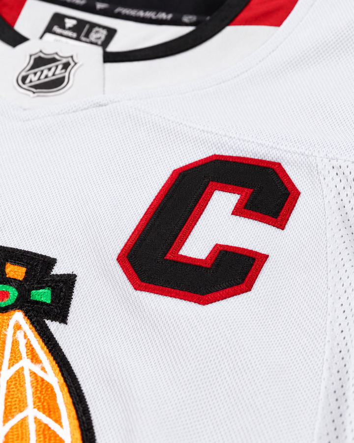Fanatics Chicago Blackhawks Connor Bedard Premium Away Pressed Jersey