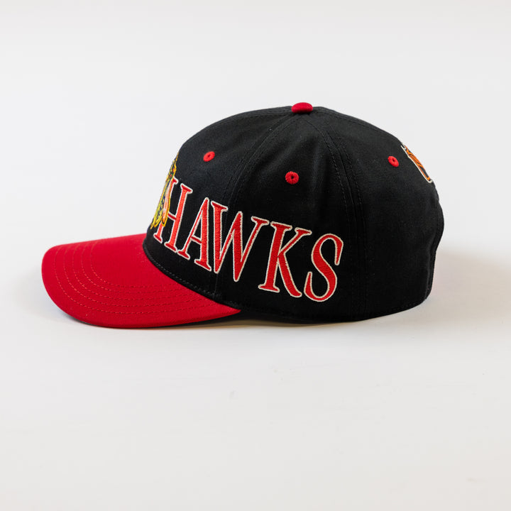 American Needle Chicago Blackhawks Retro Scroller Hat