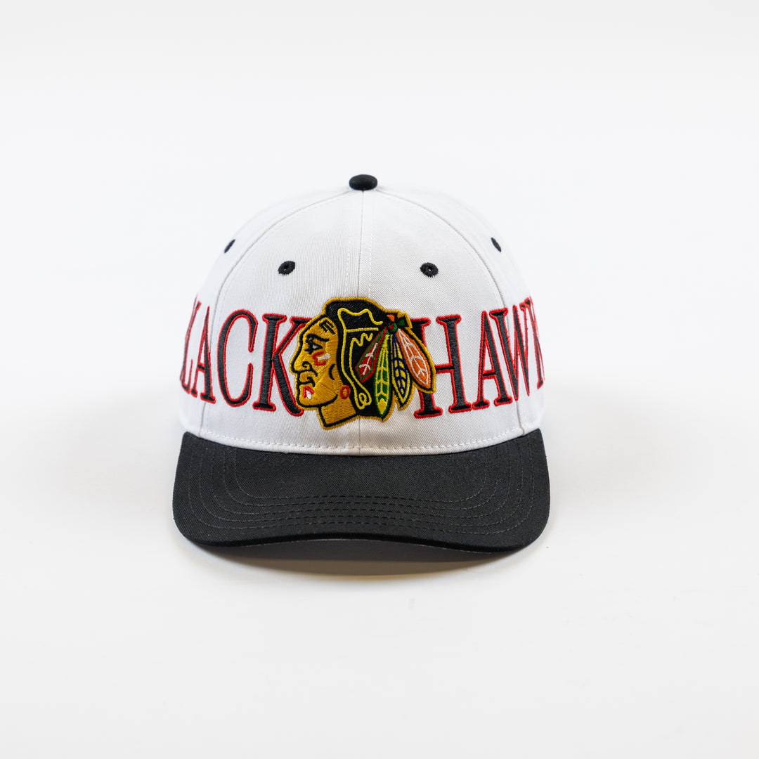American Needle Chicago Blackhawks Retro Scroller Hat