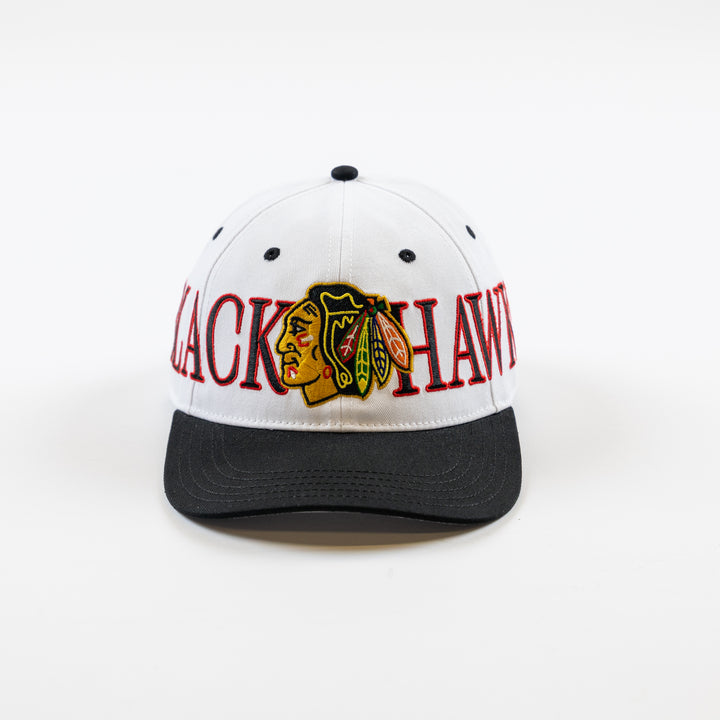 American Needle Chicago Blackhawks Retro Scroller Hat