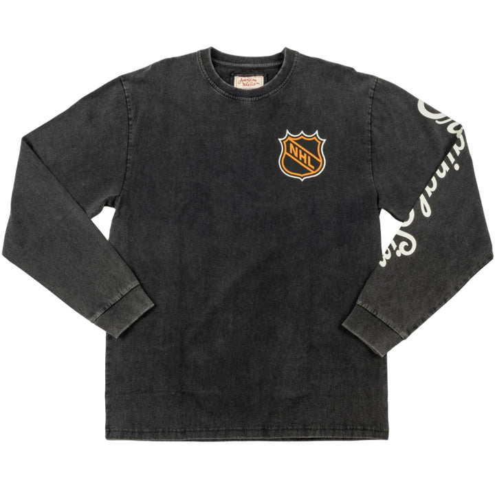 American Needle Chicago Blackhawks Original Six Vintage Dye Long Sleeve Tee