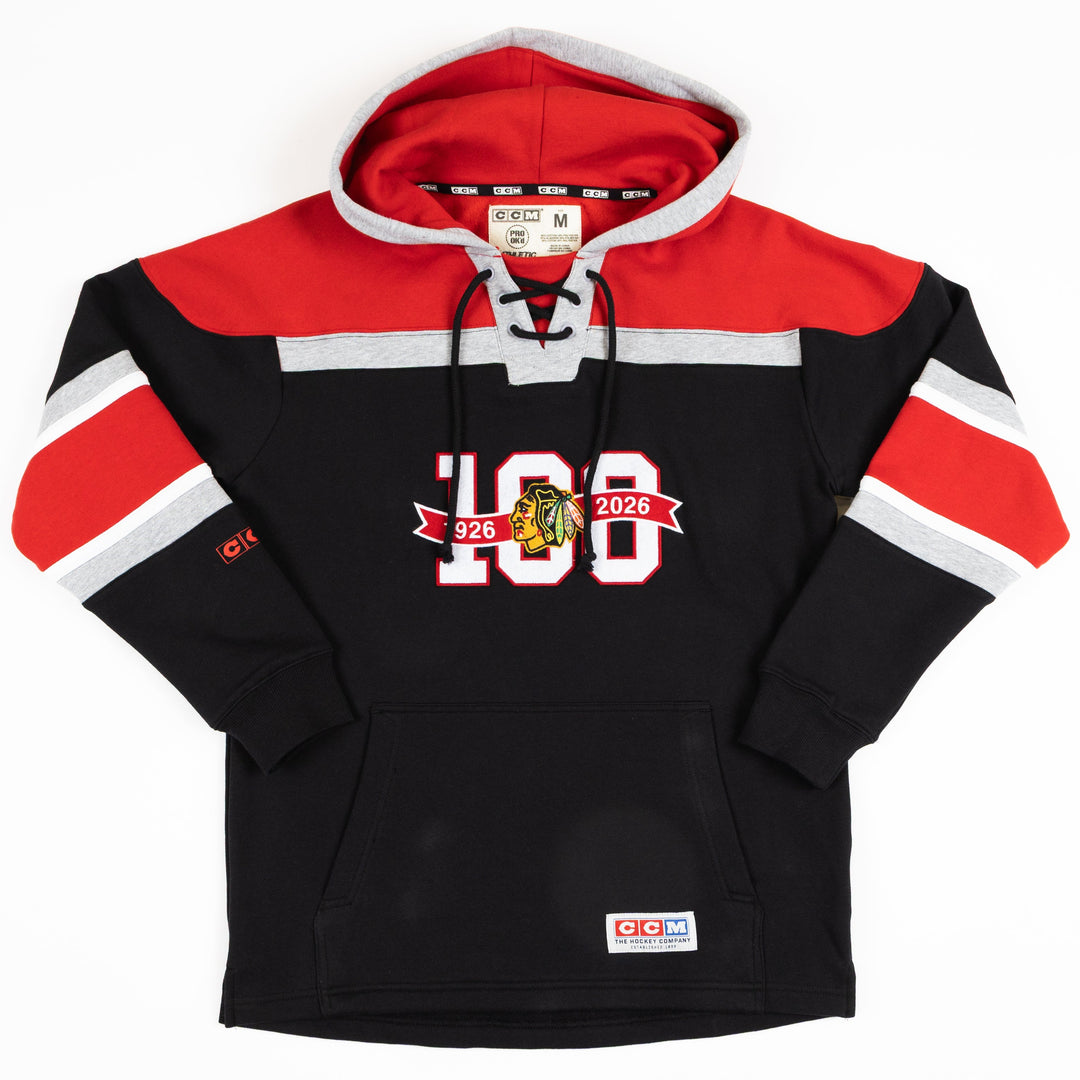 CCM Chicago Blackhawks Centennial Lace Hood