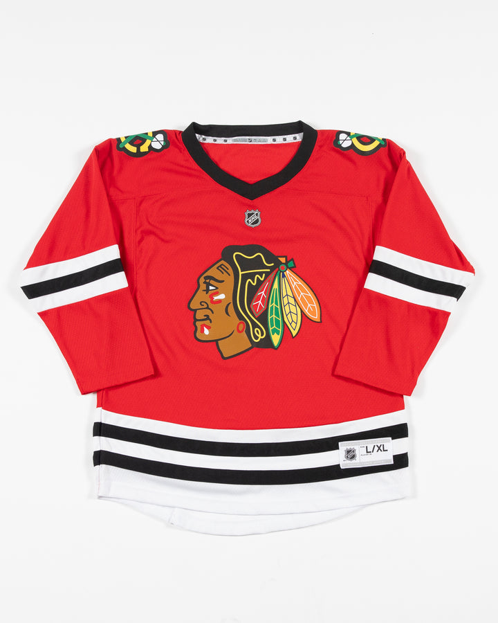 Youth Chicago Blackhawks Blank Home Replica Jersey