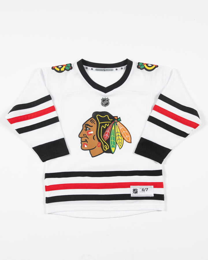 Kids Chicago Blackhawks Blank Away Jersey