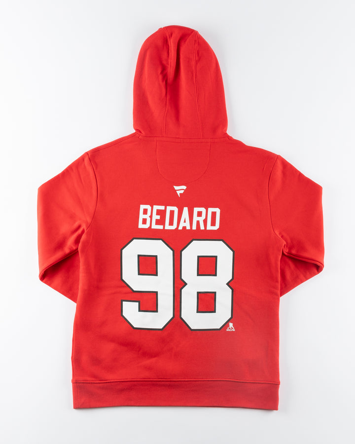 Fanatics Connor Bedard Chicago Blackhawks Player Hoodie