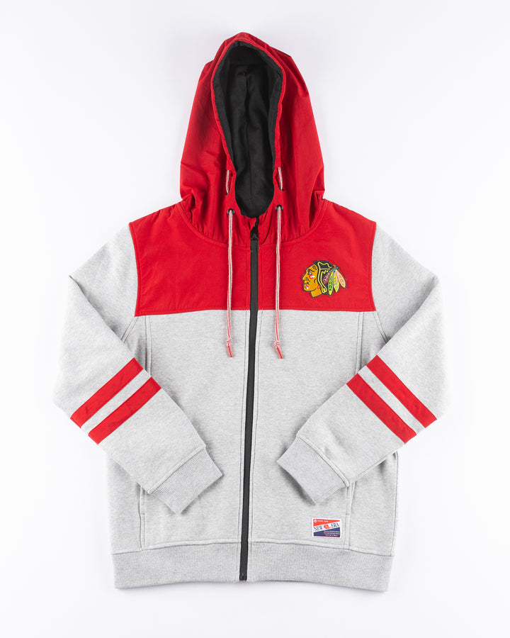 New Era Ladies Chicago Blackhawks Throwback Full Zip Fleece