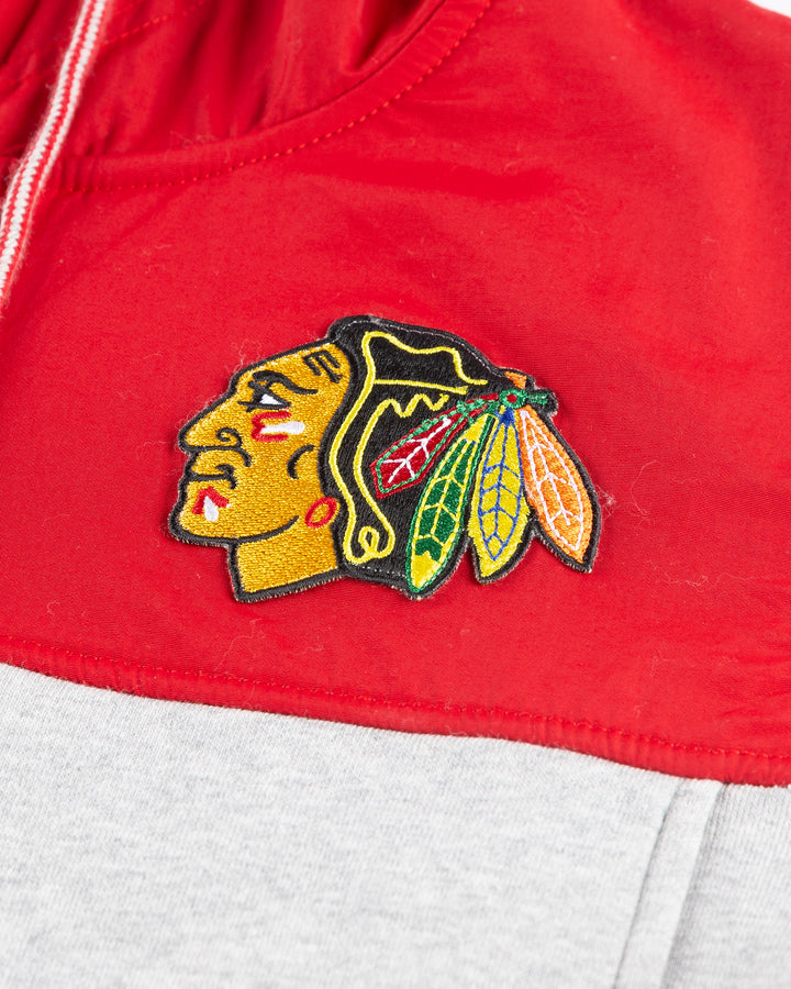 New Era Ladies Chicago Blackhawks Throwback Full Zip Fleece