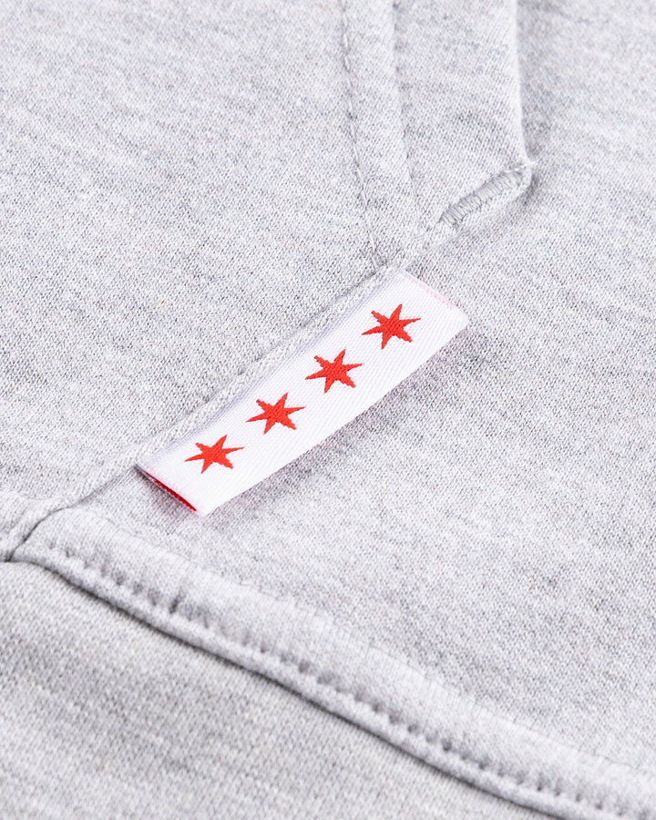 Four Stars Chicago Blackhawks Primary Full Zip Hoodie