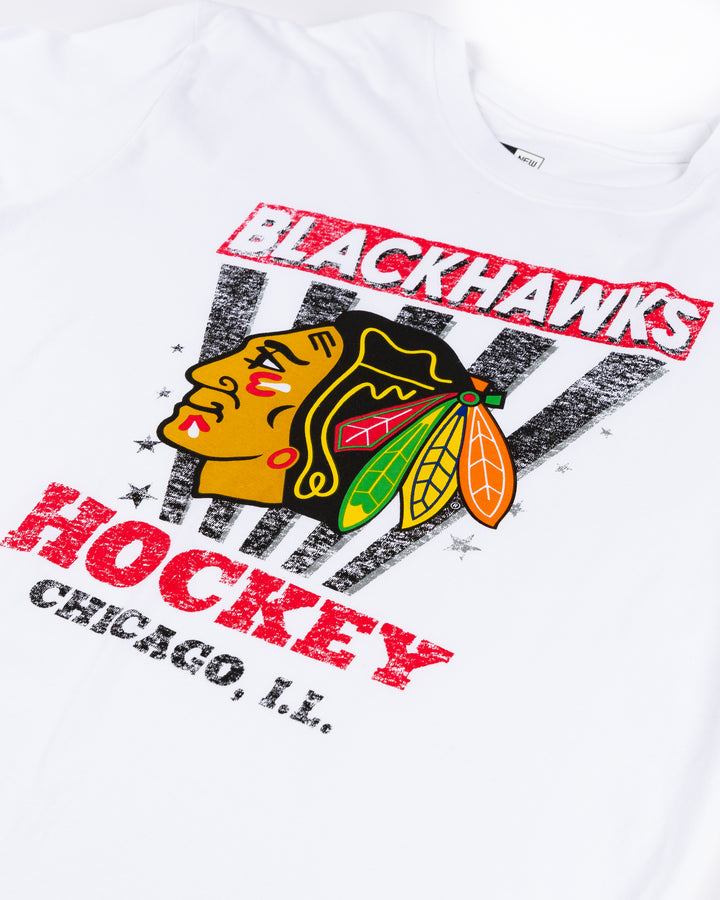 New Era Chicago Blackhawks Game Day Oversized Short Sleeve Tee