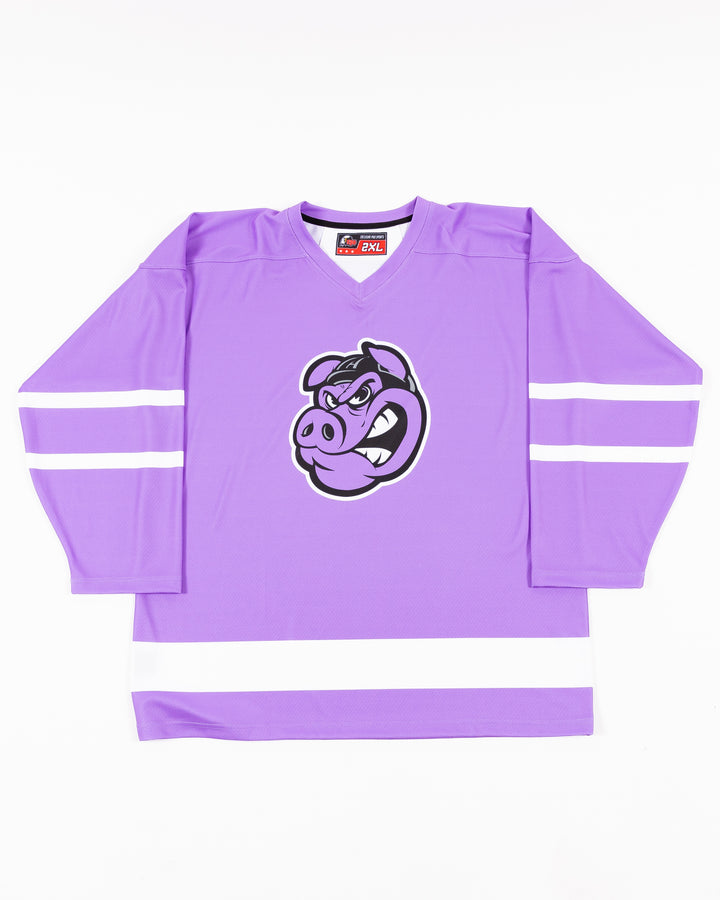 CCM Rockford IceHogs Purple Sublimated Jersey